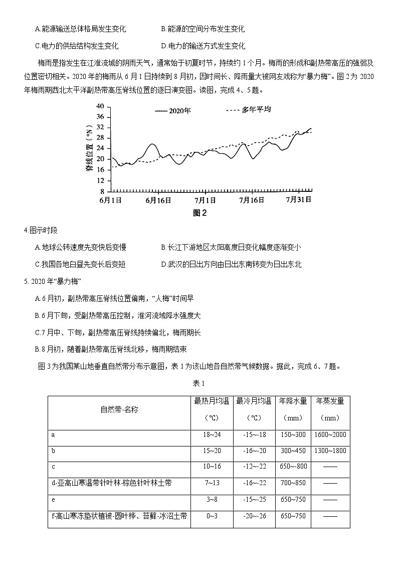 2021年北京海淀区高三一模地理试题及答案02
