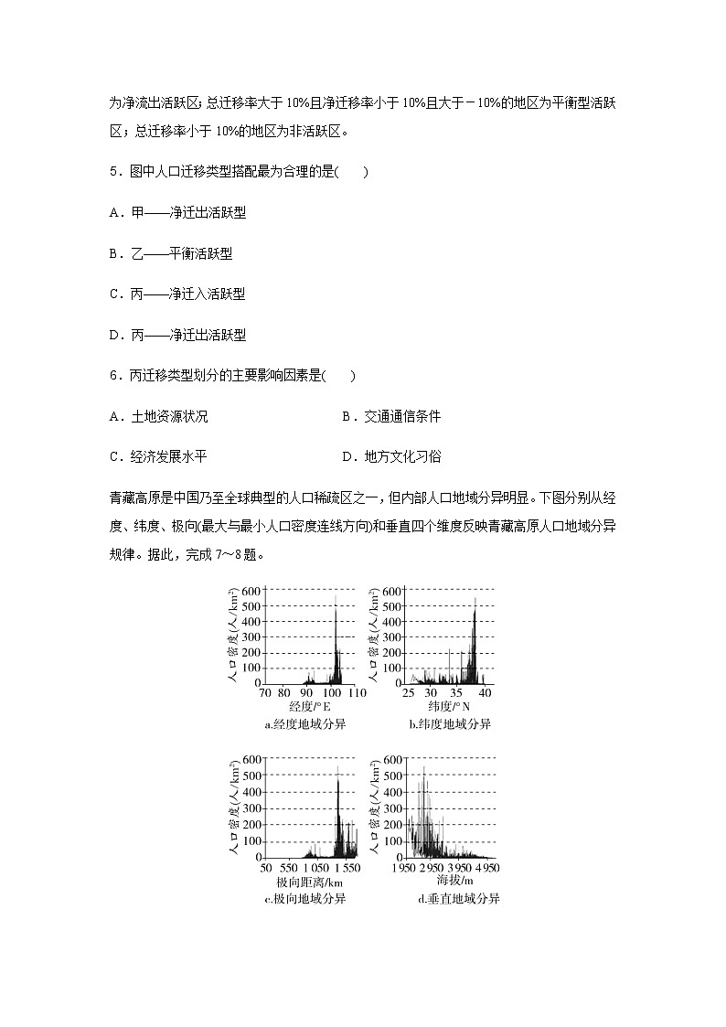 高中地理学业水平合格性考试演练测评(七)含答案03