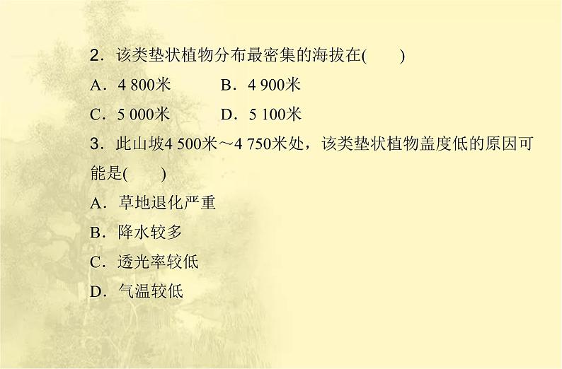 高中地理学业水平合格性考试专题五植被与土壤课件第5页