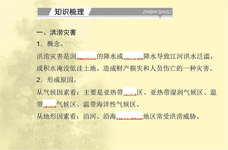 高中地理学业水平合格性考试专题六自然灾害课件第6页