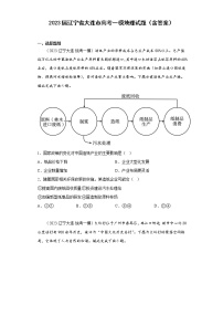 2023届辽宁省大连市高考一模地理试题（含答案）