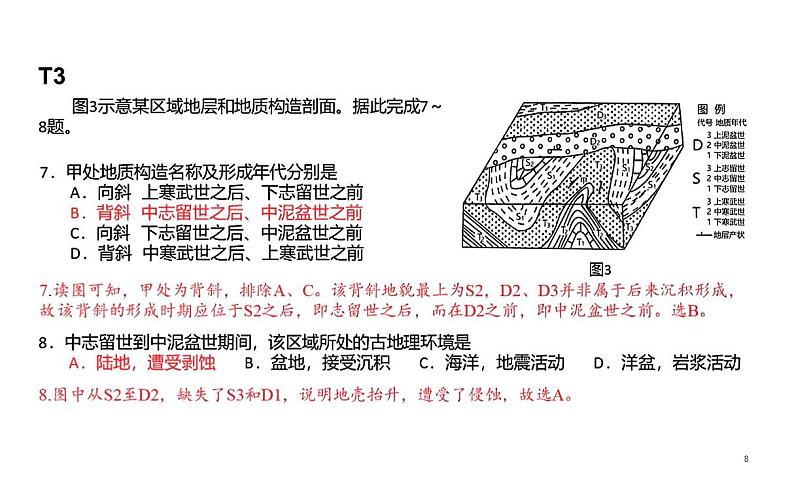 2023届江苏省南通市如皋市高考适应性考试（二）地理解析第3页