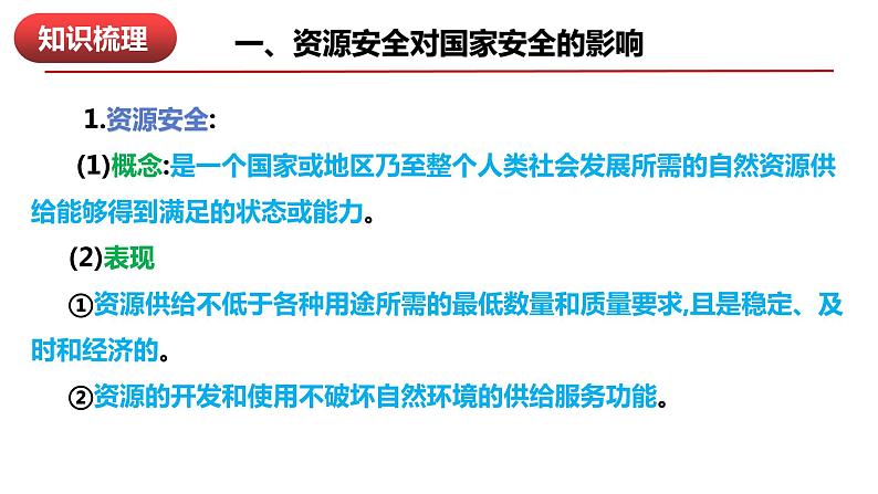 第二章 资源安全和国家安全（复习课件）- 2022-2023学年高二地理单元复习（人教版2019选择性必修3）06