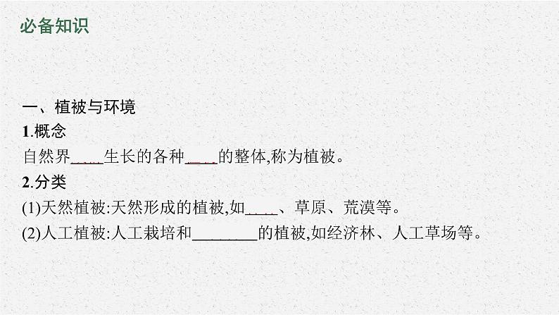 第五章　第一节　植被课件PPT第5页