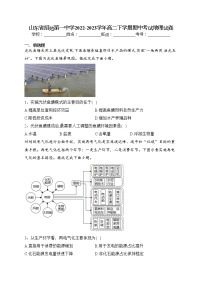 山东省招远第一中学2022-2023学年高二下学期期中考试地理试卷（含答案）