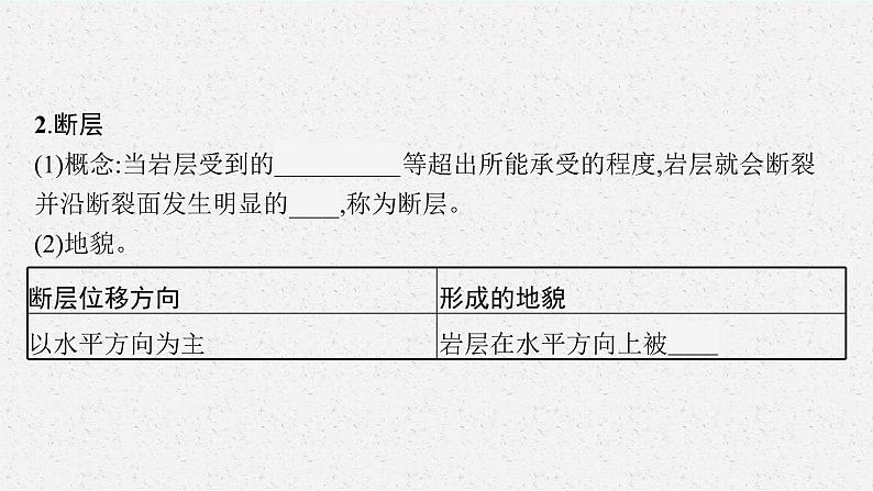 第二章　地表形态的塑造 第二节　构造地貌的形成课件PPT08