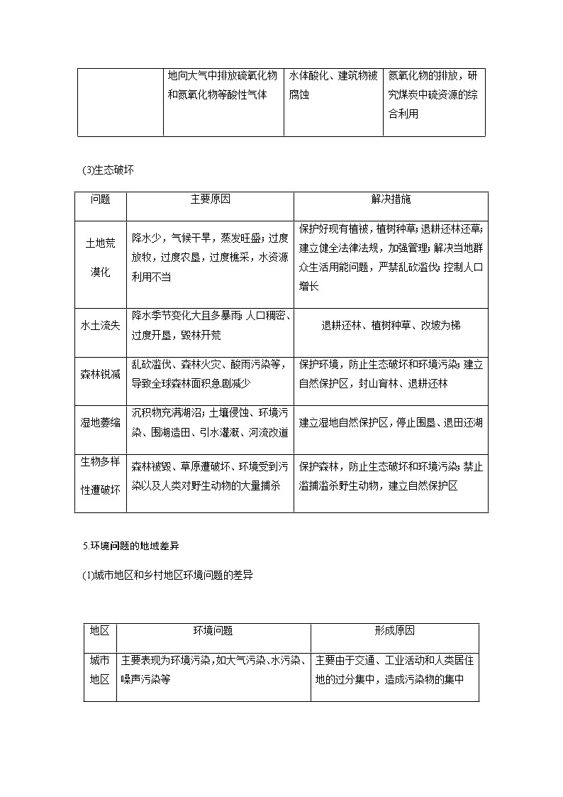 第四单元　第四节　走可持续发展之路 学案（含答案）03
