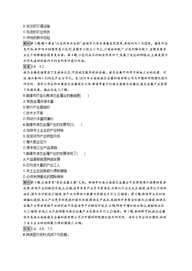 第二章　第一节　区域发展的自然环境基础第2页