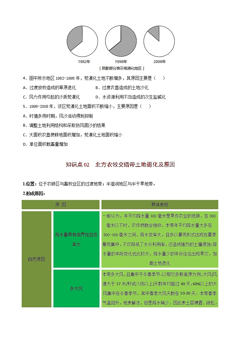 2.2 生态脆弱区的综合治理（学生版）-高二地理同步精品讲义（人教版2019选择性必修2）03