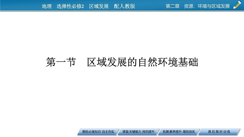 第2章 第1节区域发展的自然环境基础课件PPT06