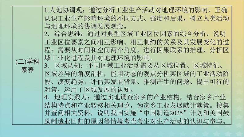 （统考版）2023高考地理二轮专题复习 专题八 工业生产与产业转移课件第6页