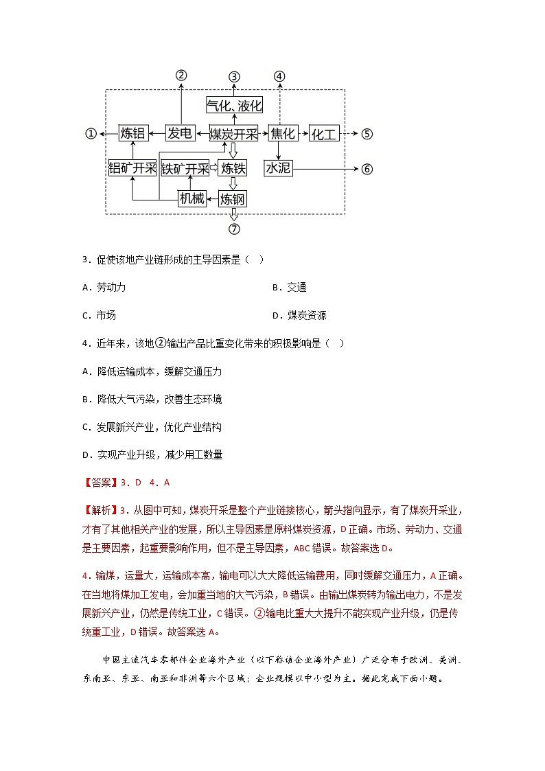 2022-2023学年天津市第三中学高二下学期期中质量检测试题地理（全解全析）03
