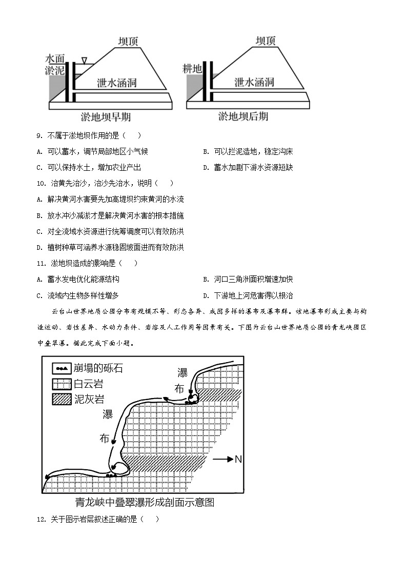 精品解析：2022届辽宁省鞍山市高考二模地理试题03