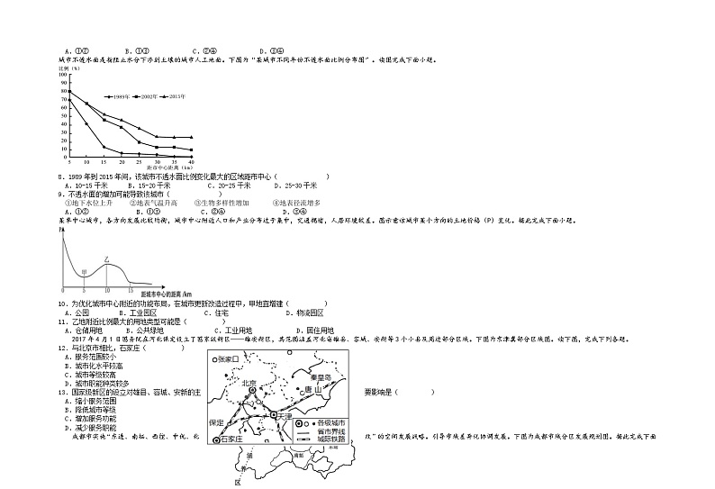 四川省遂宁市射洪市太和中学2021-2022学年高一下学期期中考试地理试题02