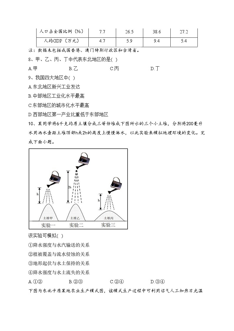 浙江省温州市十校2022-2023学年高一下学期期中联考地理试卷（含答案）03