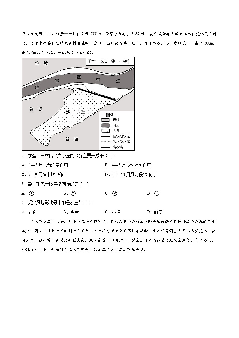 必刷卷02——【高考三轮冲刺】2023年高考地理考前20天冲刺必刷卷（天津专用）（原卷版）第3页