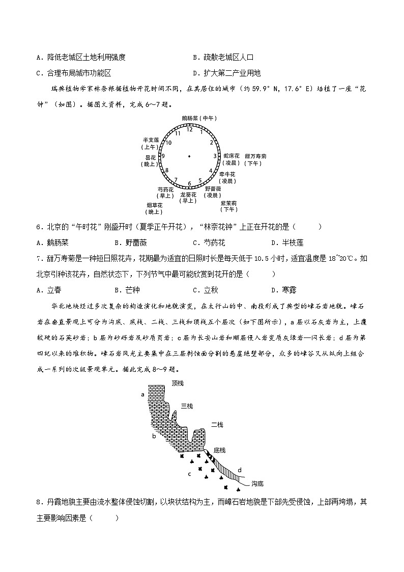 必刷卷03——【高考三轮冲刺】2023年高考地理考前20天冲刺必刷卷（福建专用）（原卷版）第3页