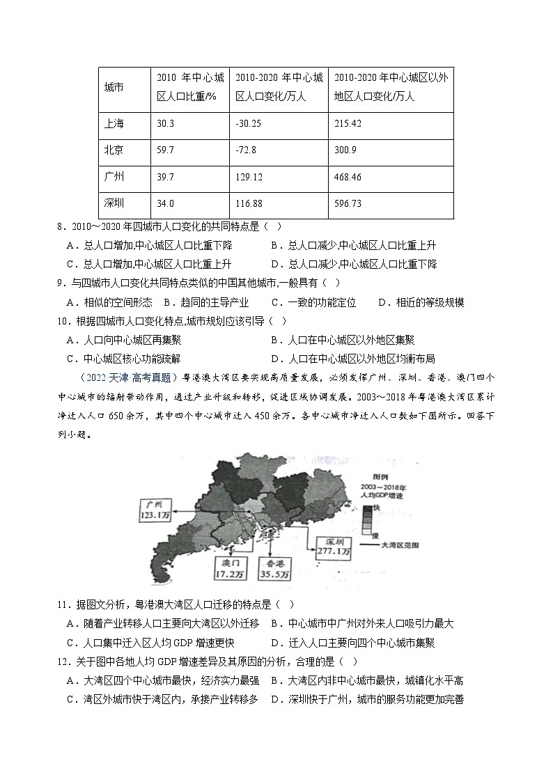 真题重组卷05——2023年高考地理真题汇编重组卷（辽宁专用）03