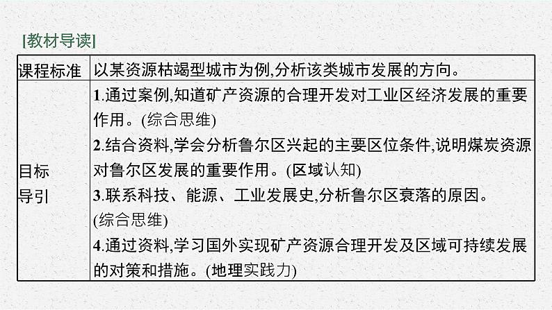 第二章 第三节　资源枯竭型地区的可持续发展——以德国鲁尔区为例课件PPT03