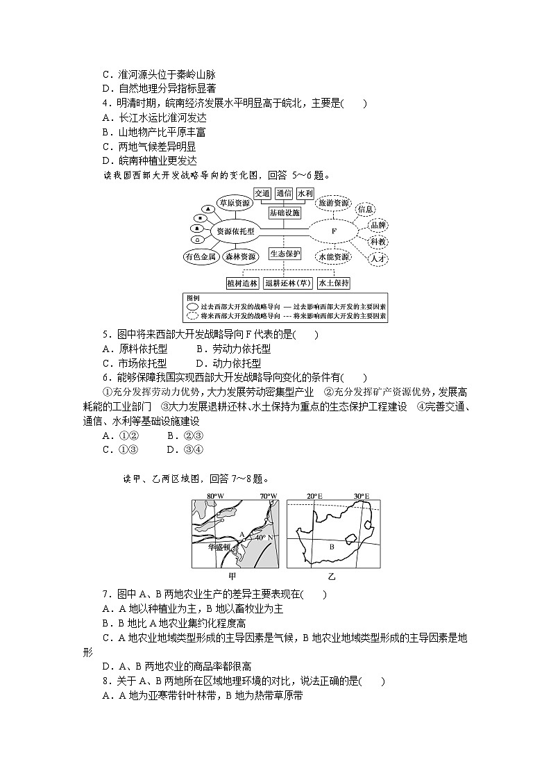 课时跟踪检测(三十五)　认识区域第2页