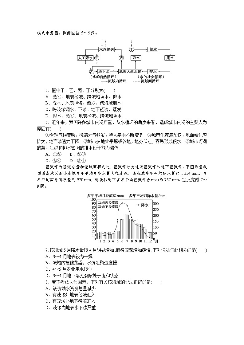 课时跟踪检测(十八)　水循环第2页