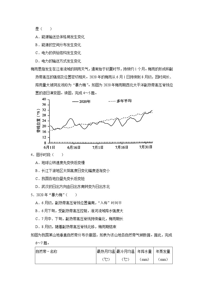 2021年北京市海淀区高考地理一模试卷02