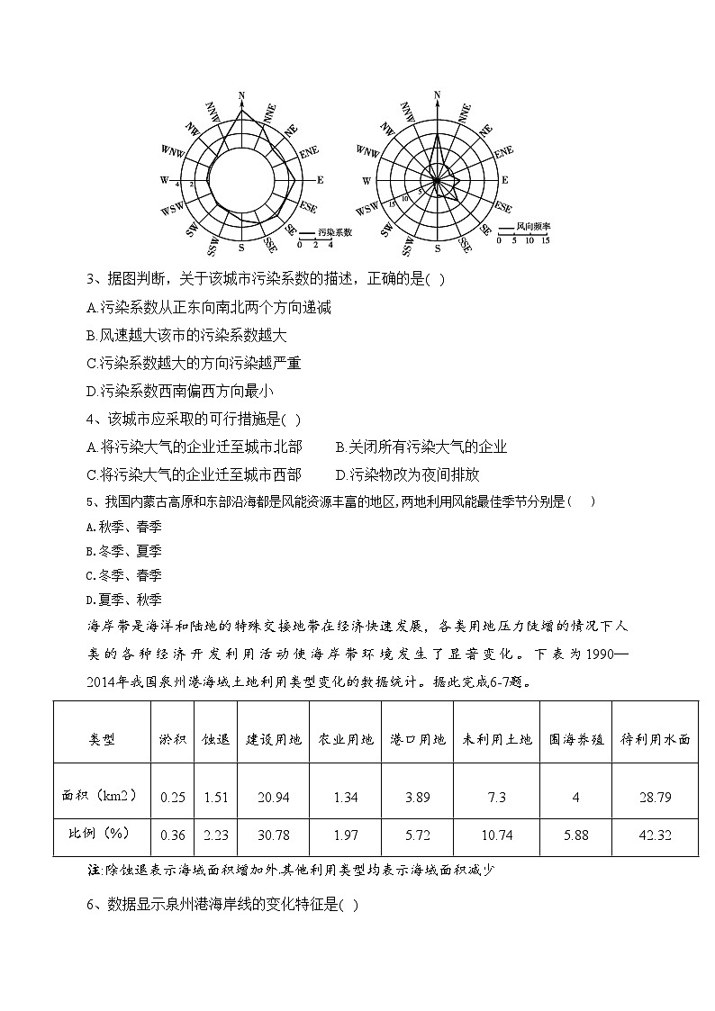 洮南市第一中学2022-2023学年高二下学期第二次阶段性测试地理试卷（含答案）第2页