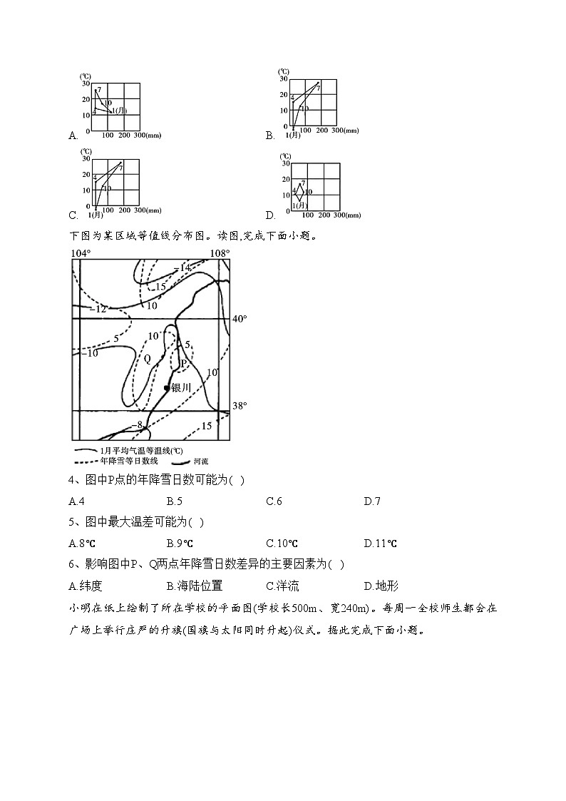 云南省下关第一中学2022-2023学年高二下学期期中地理试卷（含答案）02