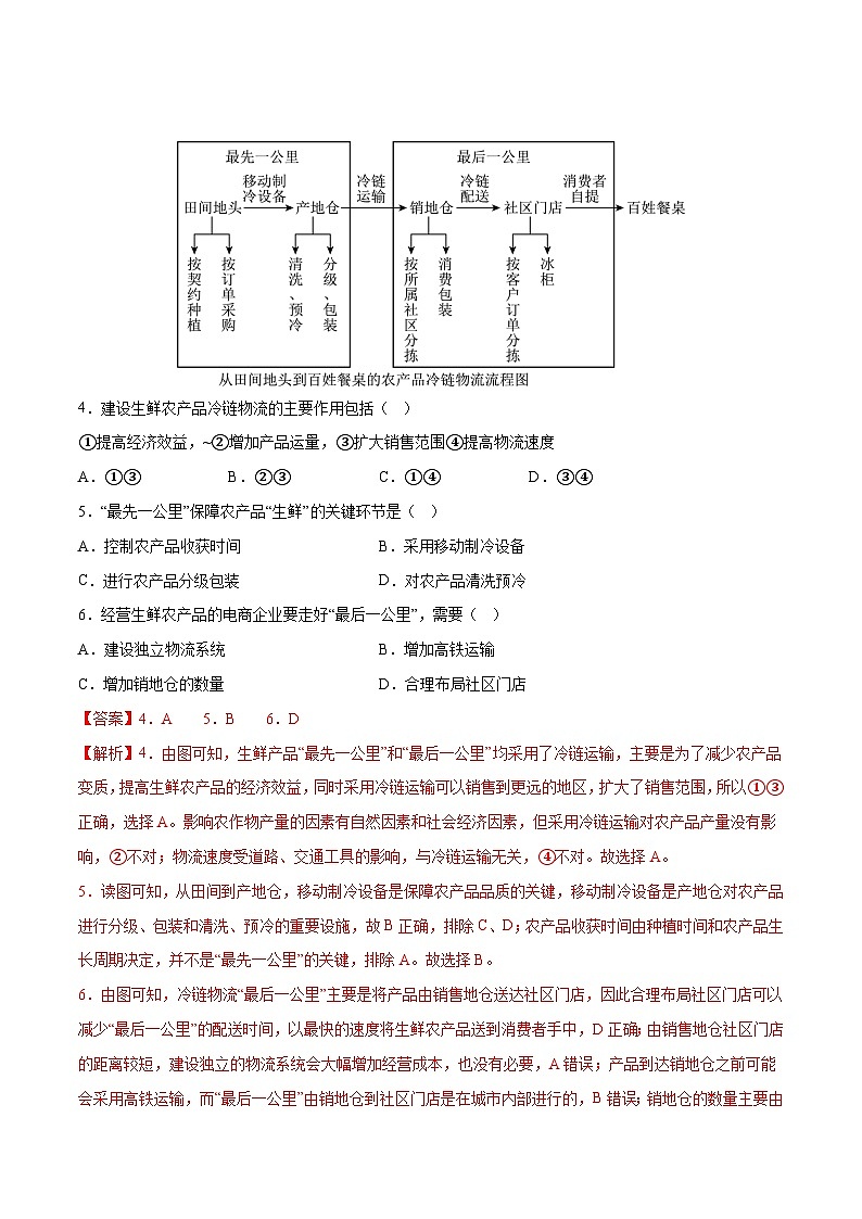 押题卷02-2023年冲刺高考地理考前押题金榜卷（全国甲卷）（解析版）第2页