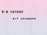 新教材2023年高中地理新人教版必修第一册第1章宇宙中的地球第2节太阳对地球的影响（课件+课时作业）