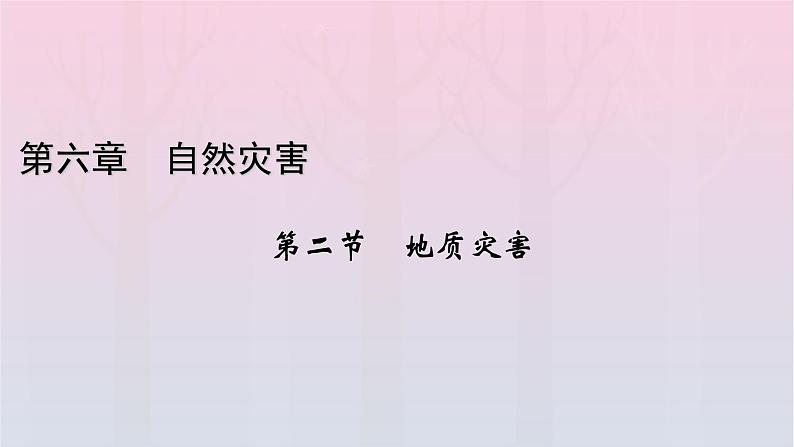 新教材2023年高中地理新人教版必修第一册第6章自然灾害第2节地质灾害（课件+课时作业）01