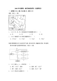 2008年全国统一高考地理试卷（全国卷ⅱ）（含解析版）