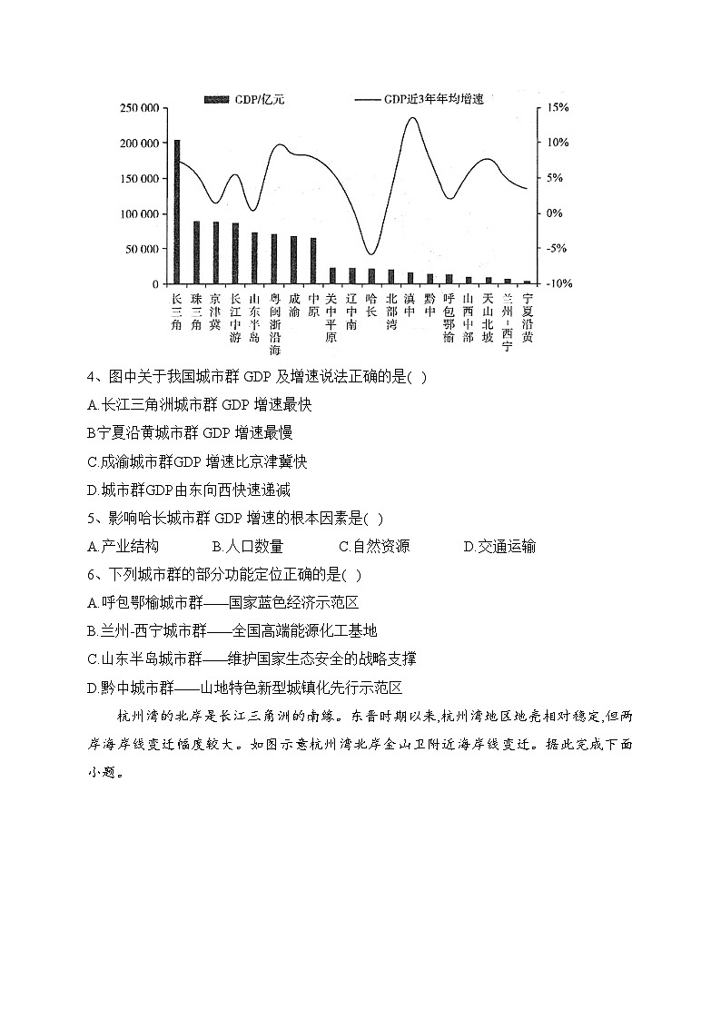 2023届高三八省（市）学业水平选择性考试压轴卷（T8联考）地理试卷（含答案）02