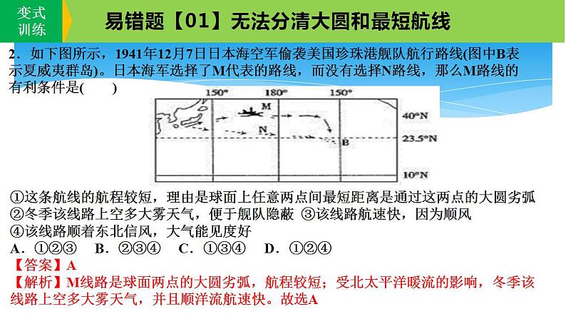 新高考地理三轮冲刺易错题精品课件易错点01+地球与地图 (含详解)第7页