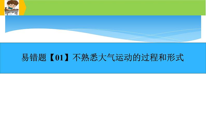 新高考地理三轮冲刺易错题精品课件易错点03+地球的大气 (含详解)02