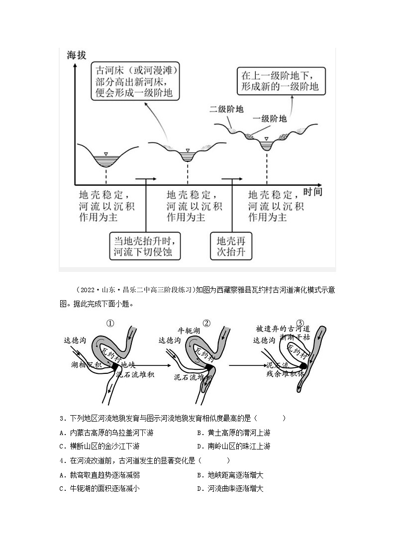 新高考地理三轮冲刺易错题易错点05 地表形态的塑造（通关试题）（解析版）第2页