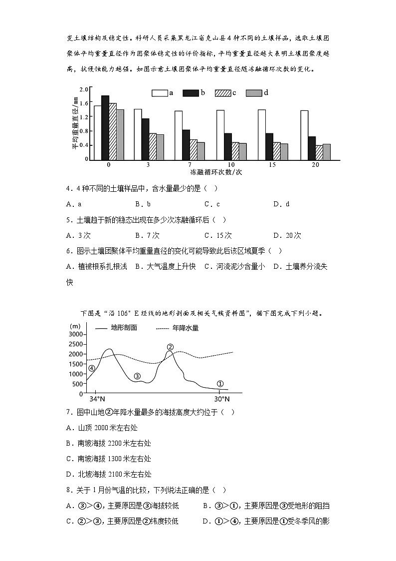 2023届江苏省南京市金陵中学高三最后预测地理试题（含解析）02