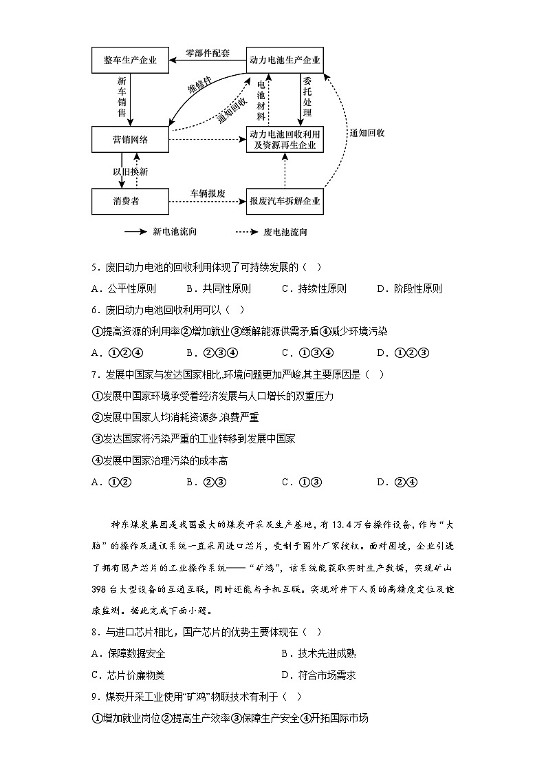 专题04 工业发展-高考地理热点专项训练03