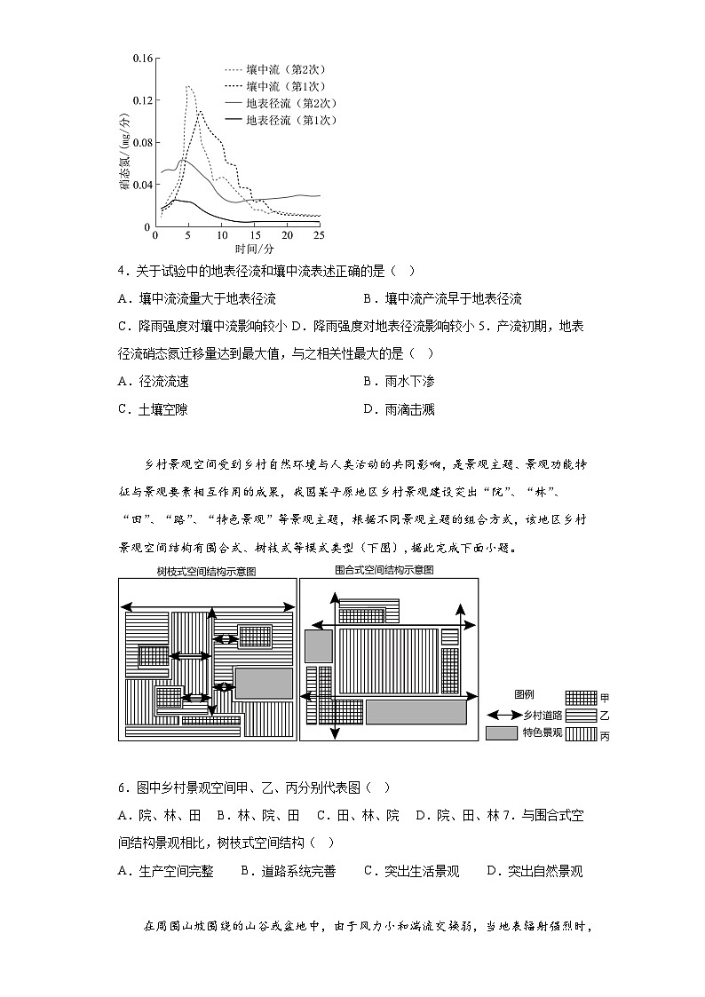 2023届山东省新泰市第一中学（老校区）高考三模地理试题（含解析）02