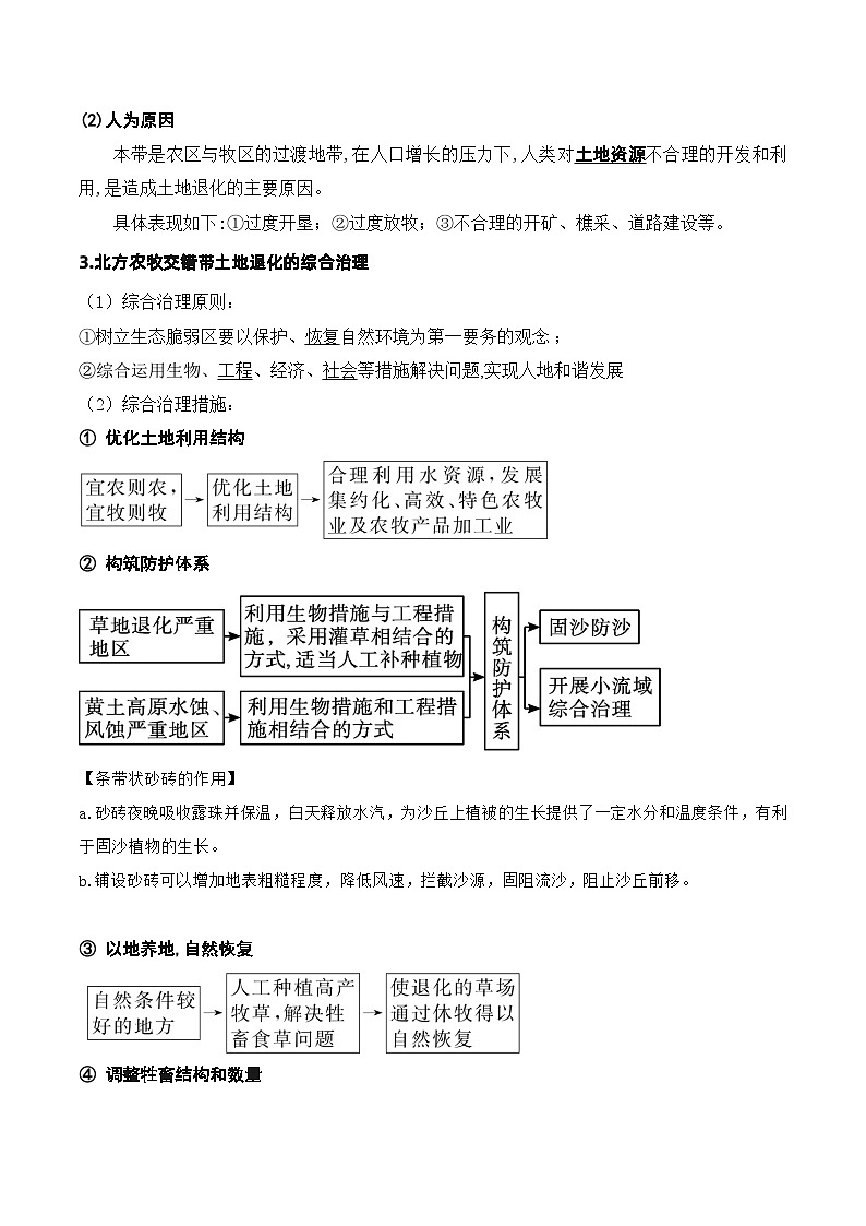 第33讲 生态脆弱区的综合治理（讲义）-高考地理一轮复习讲练测（新教材新高考）第2页