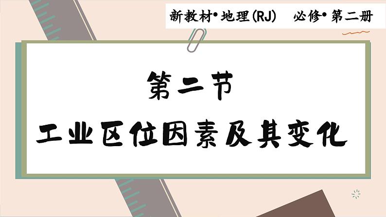 3.2 工业区位因素及其变化（课件PPT）01