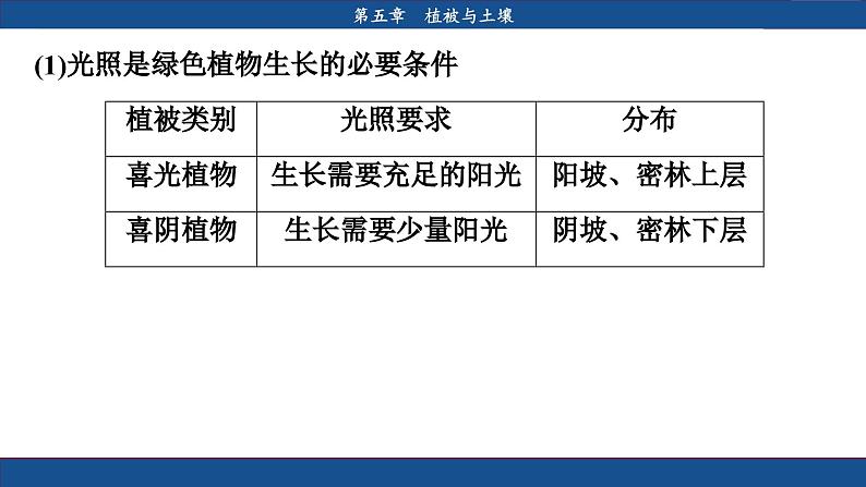 人教版地理必修一 第五章 植被与土壤（章末总结课件PPT）06