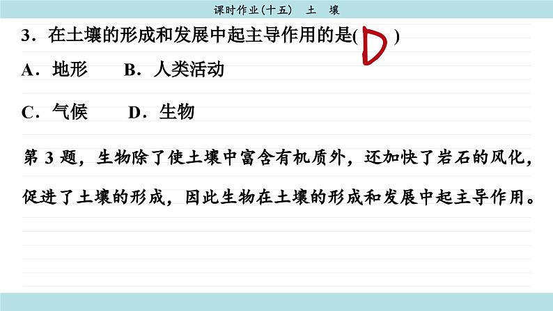 5.2 土壤（同步练习课件）07