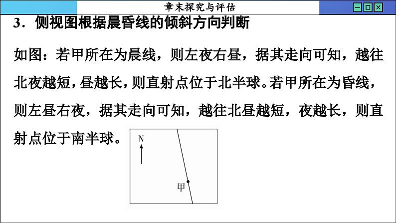 人教版地理选修1 第一章 地球的运动 探究与评估（课件PPT）08