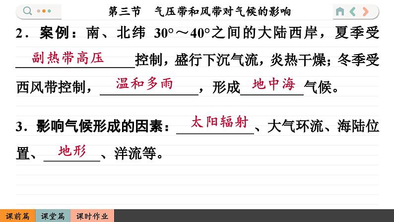 3.3 气压带和风带对气候的影响（课件PPT）08