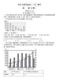 2022北京丰台高一（下）期中地理（A卷）（教师版）