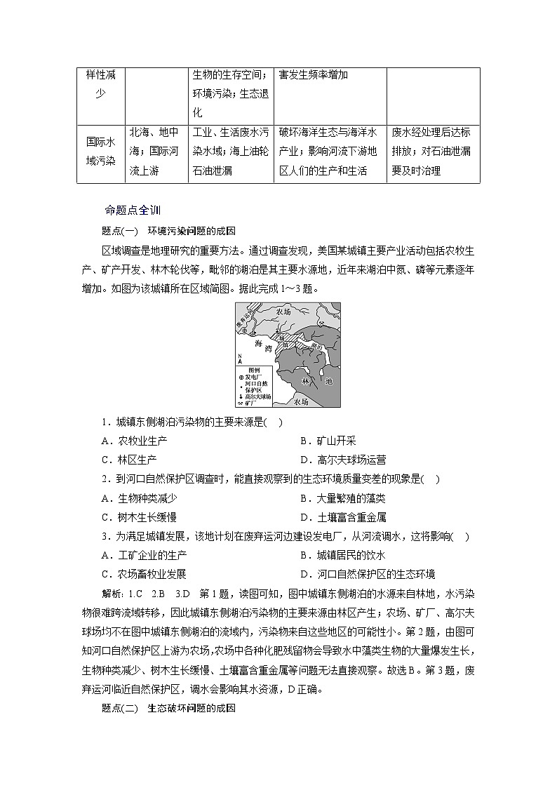 2024届高考地理一轮复习第十三章环境与发展学案第3页