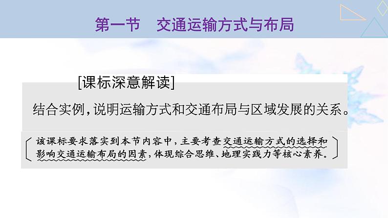 2024届高考地理一轮复习第十二章交通运输布局与区域发展第一节交通运输方式与布局教学课件第2页