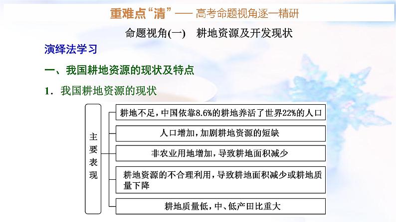 2024届高考地理一轮复习第十七章资源安全与国家安全第二节中国的耕地资源与粮食安全教学课件08