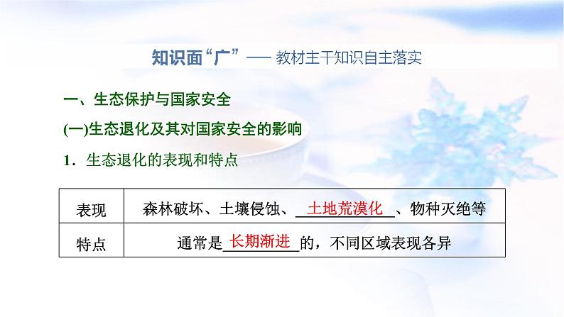 2024届高考地理一轮复习第十八章环境安全与国家安全第二节生态保护与国家安全教学课件第2页